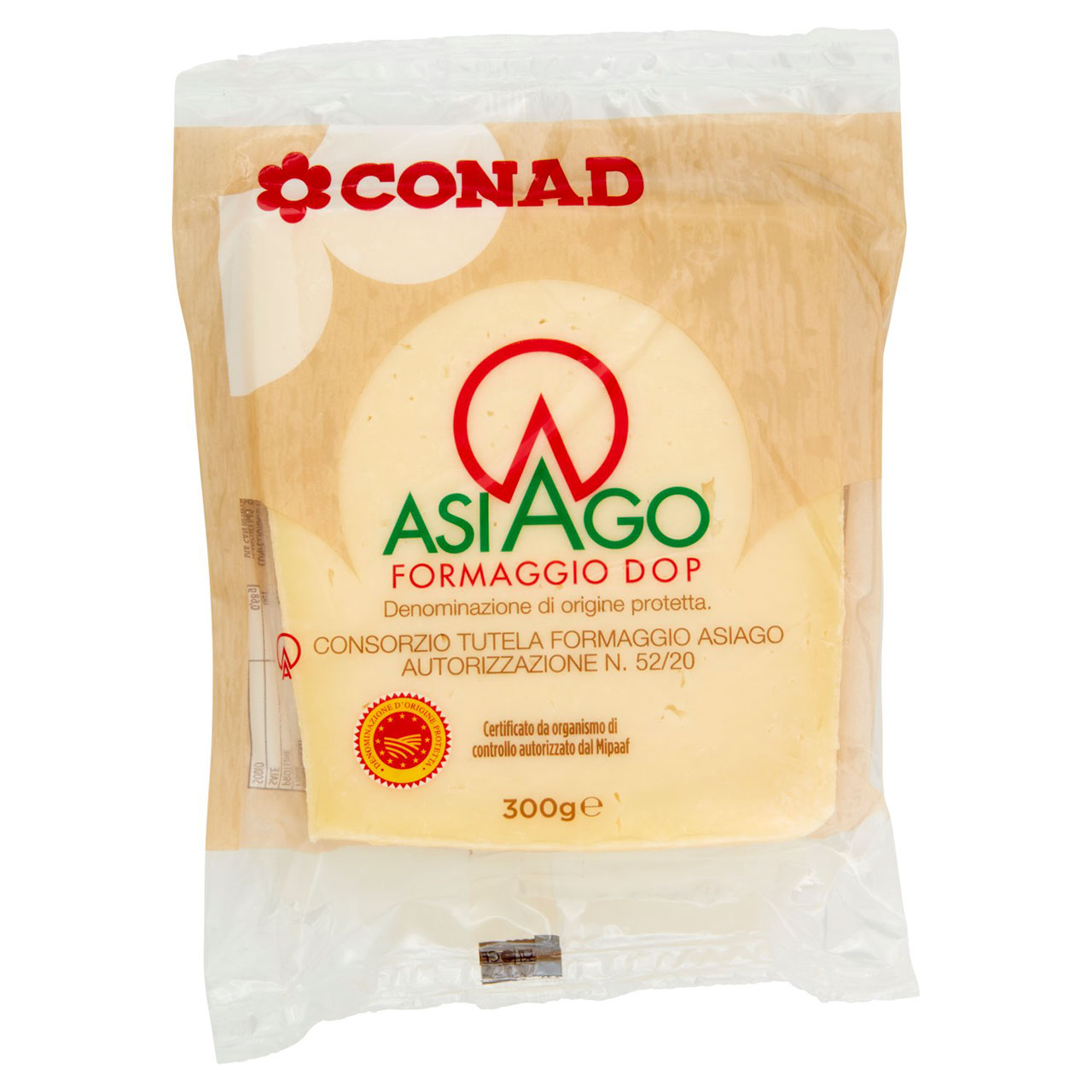 Asiago Formaggio DOP 300 g Conad in vendita online
