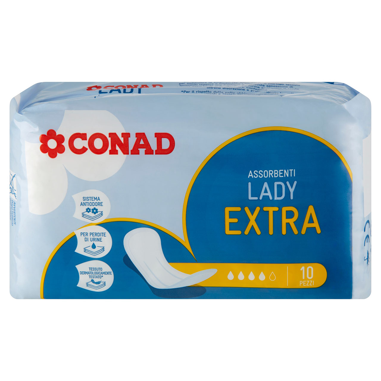 Assorbenti Lady Extra 10 pz Conad