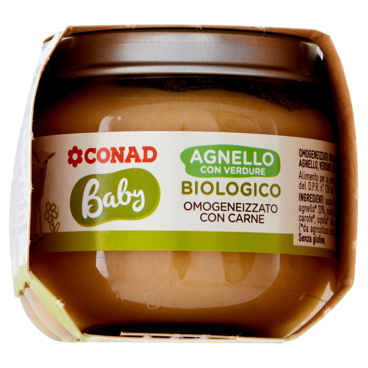 Baby Agnello con Verdure Biologico Conad online