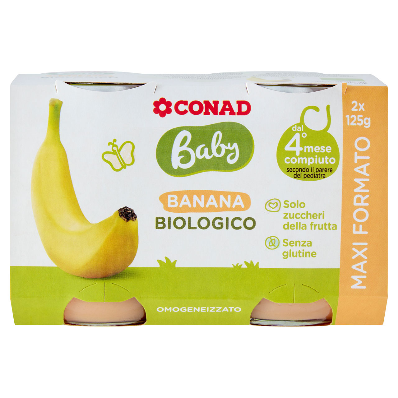 Omogeneizzato banana Baby Conad in vendita online