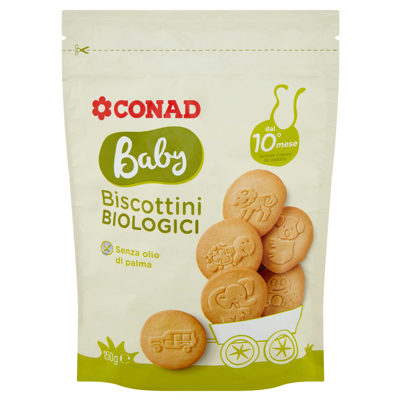 CONAD Baby Biscottini Biologici 150 g