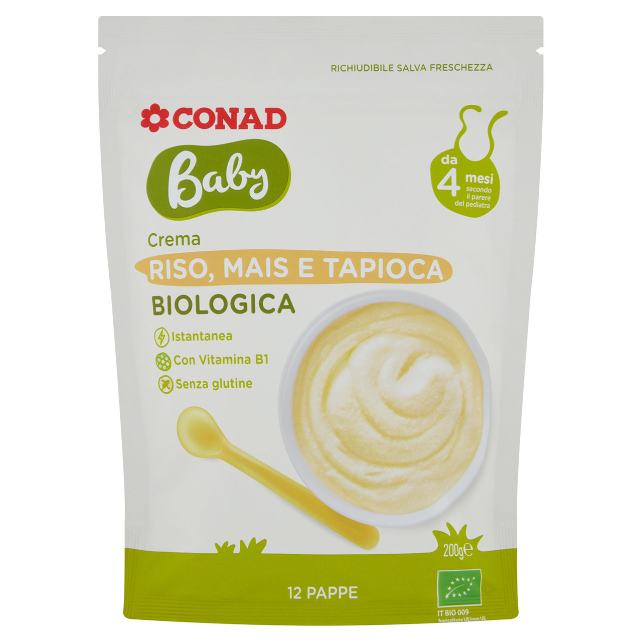 Baby Crema Riso, Mais, Tapioca Bio 200g Conad
