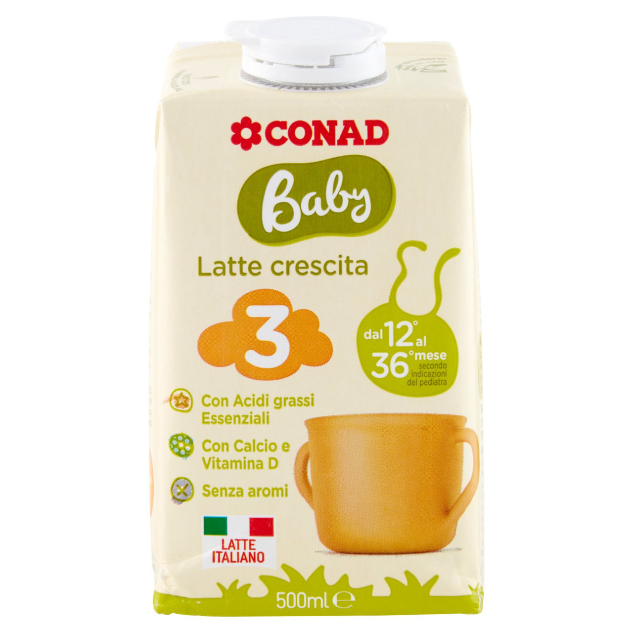 Baby Latte crescita 3 500 ml Conad
