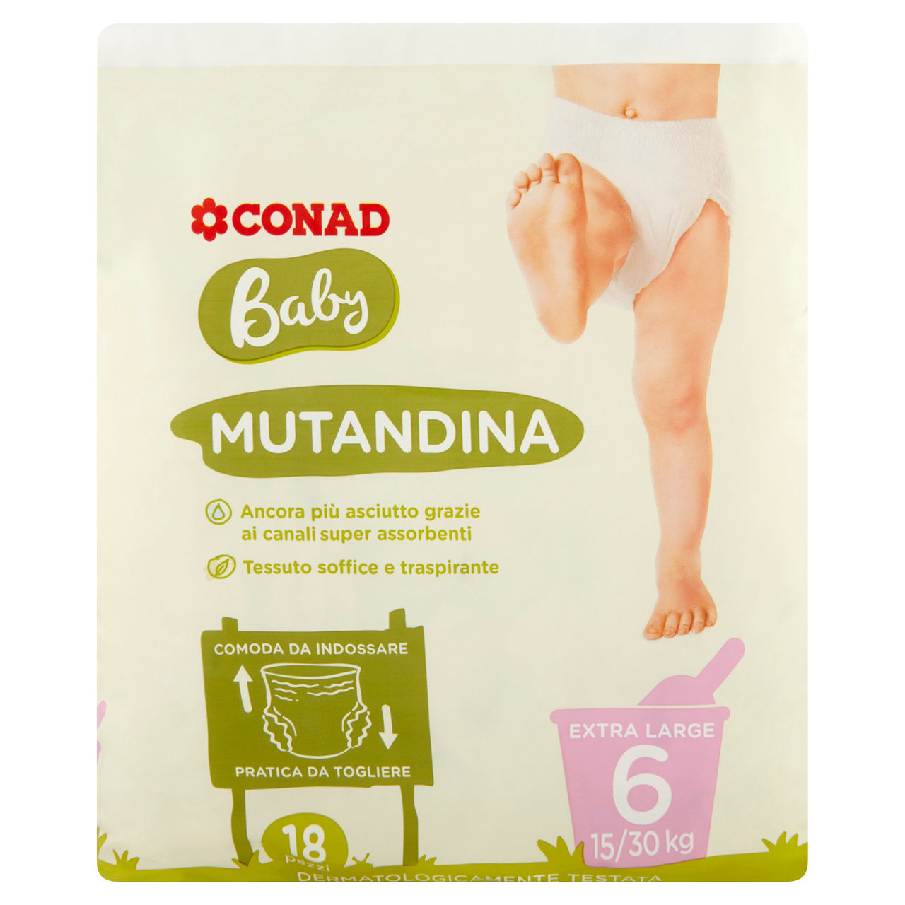 Pannolini mutandina 6 Conad in vendita online