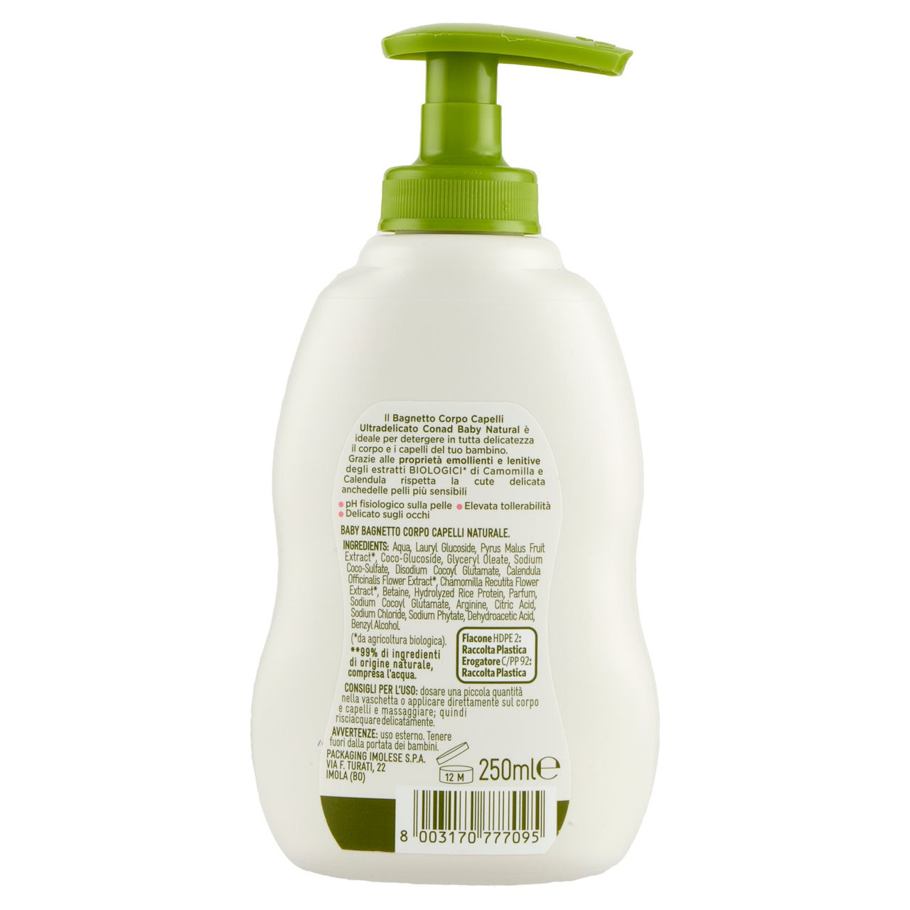 Bagnetto corpo capelli delicato in vendita online