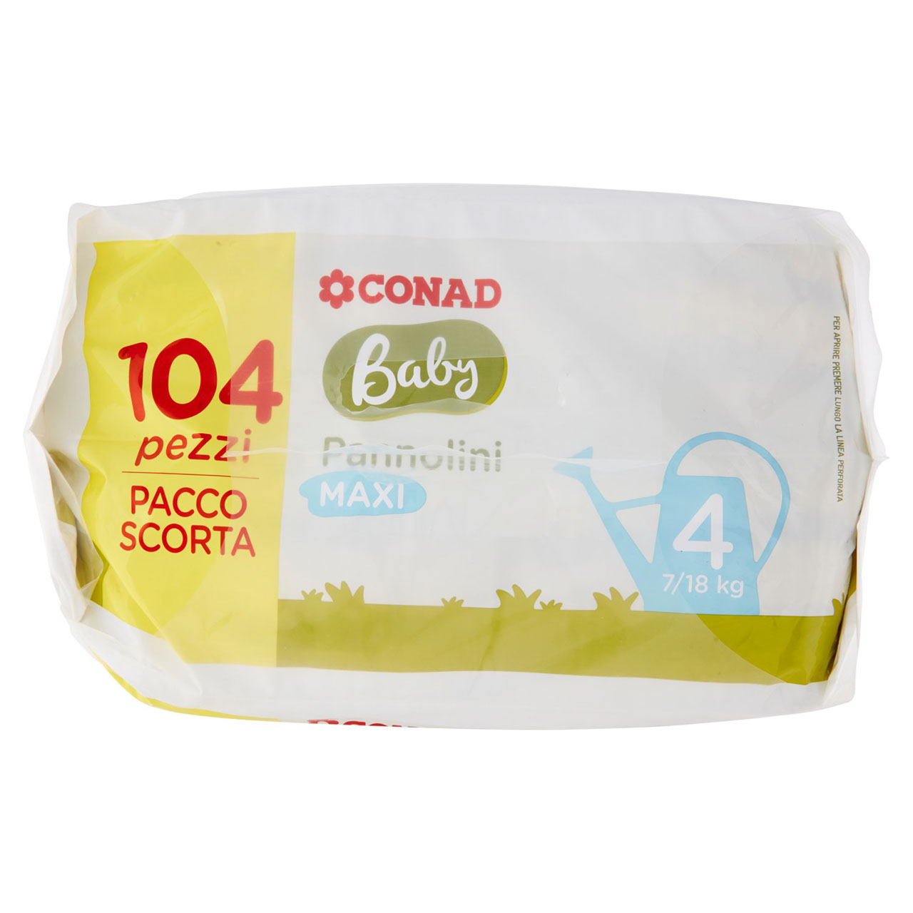 CONAD Baby Pannolini Maxi 4 7/18 kg 104 pezzi