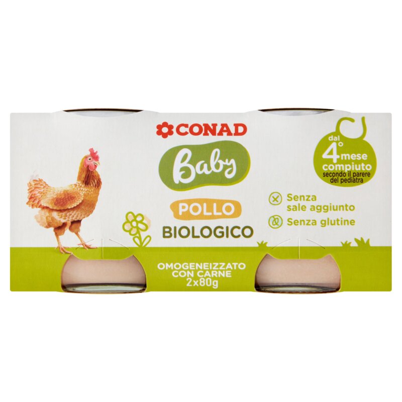 Omogeneizzato Biologico Pera 2x125g Conad online