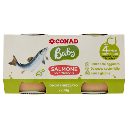Omogeneizzato Salmone 2x80g - Senza Sale Aggiunto, Ricco Di Omega 3 Per Svezzamento - Foto 7