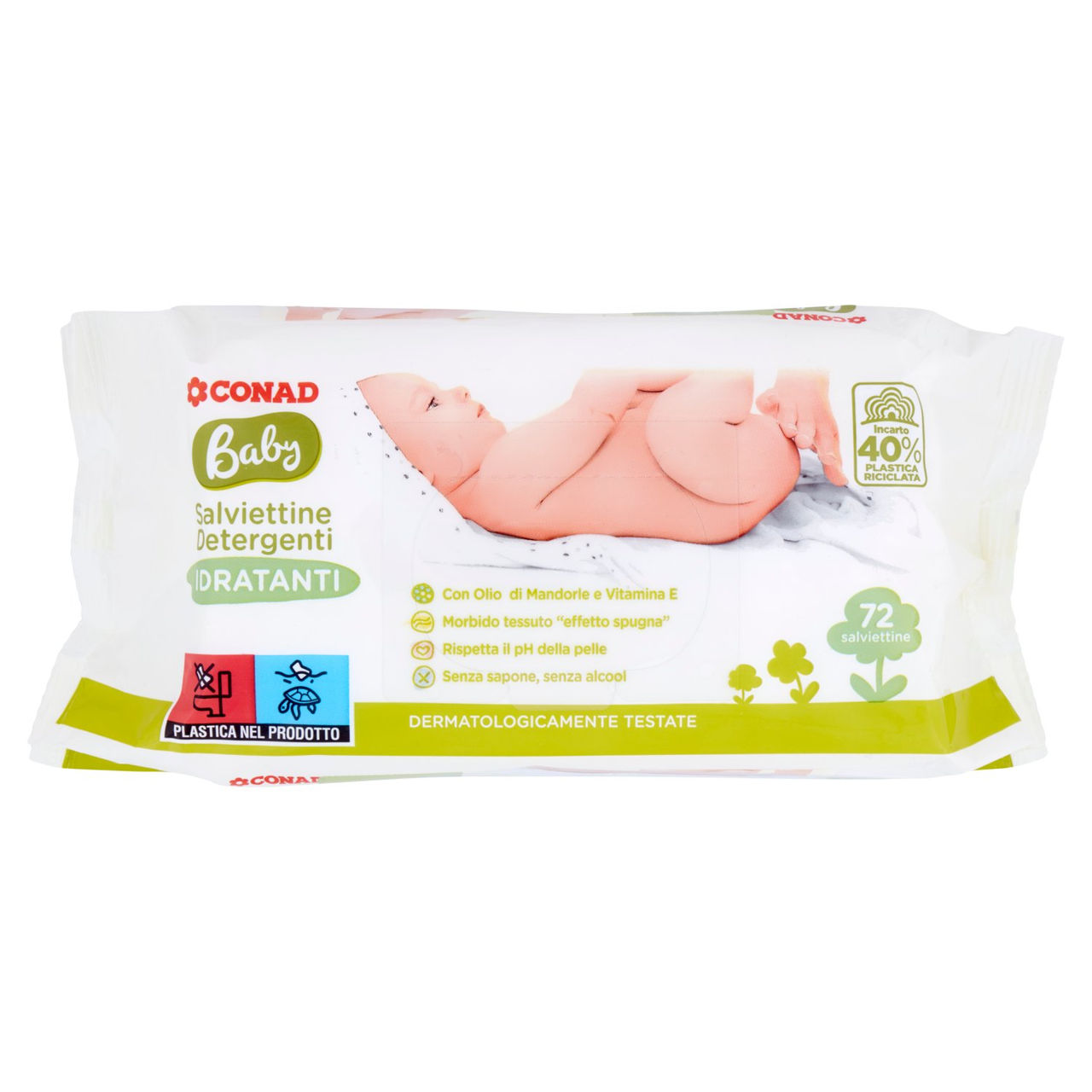 Baby Salviettine Detergenti Idratanti 144 pz Conad | Conad