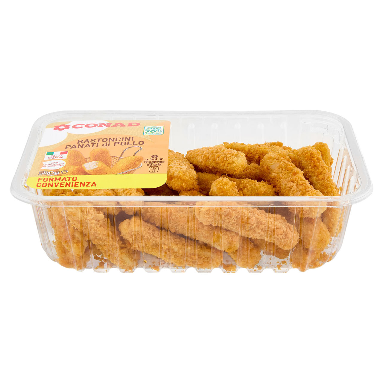 CONAD Bastoncini Panati di Pollo 500 g
