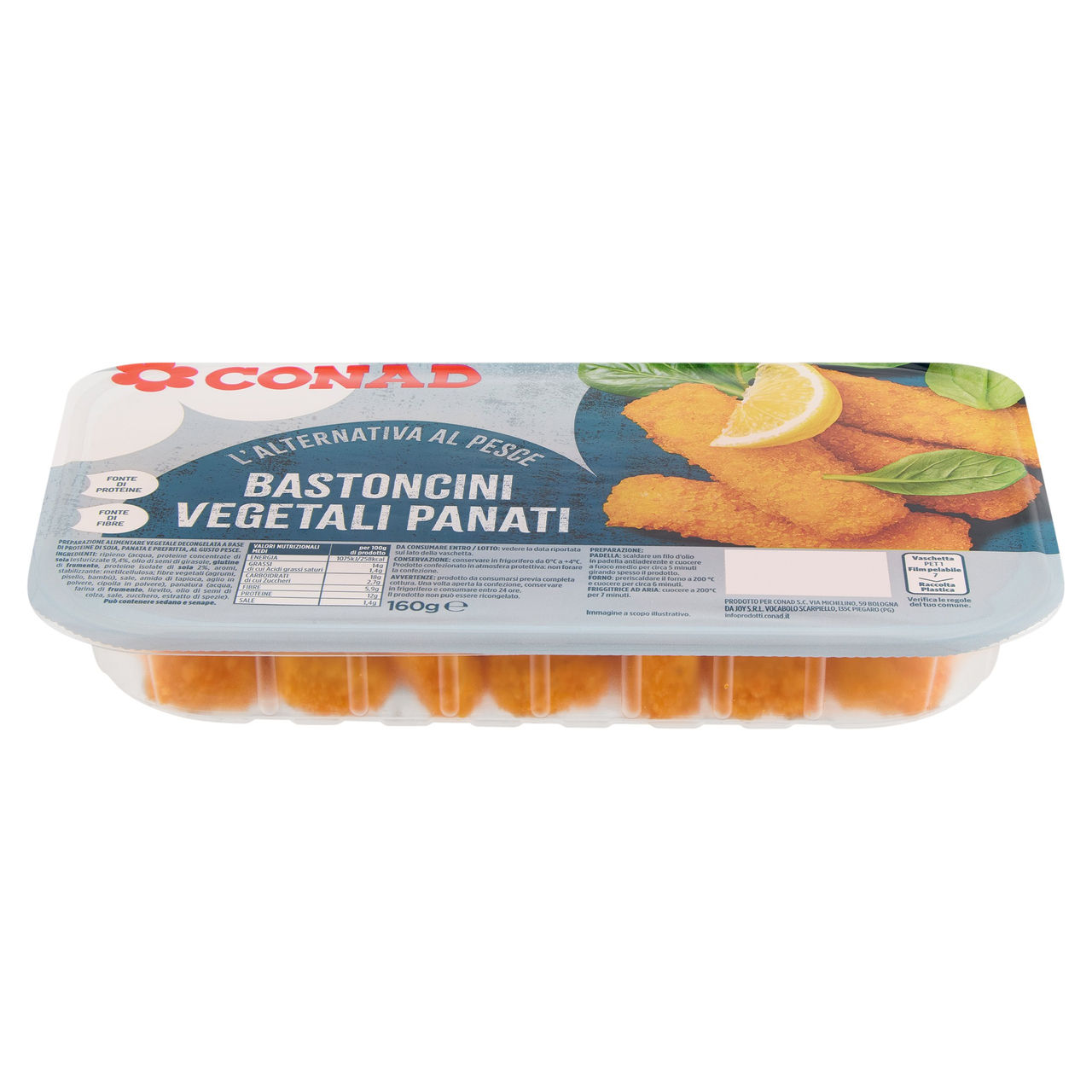 CONAD Bastoncini Vegetali Panati 160 g