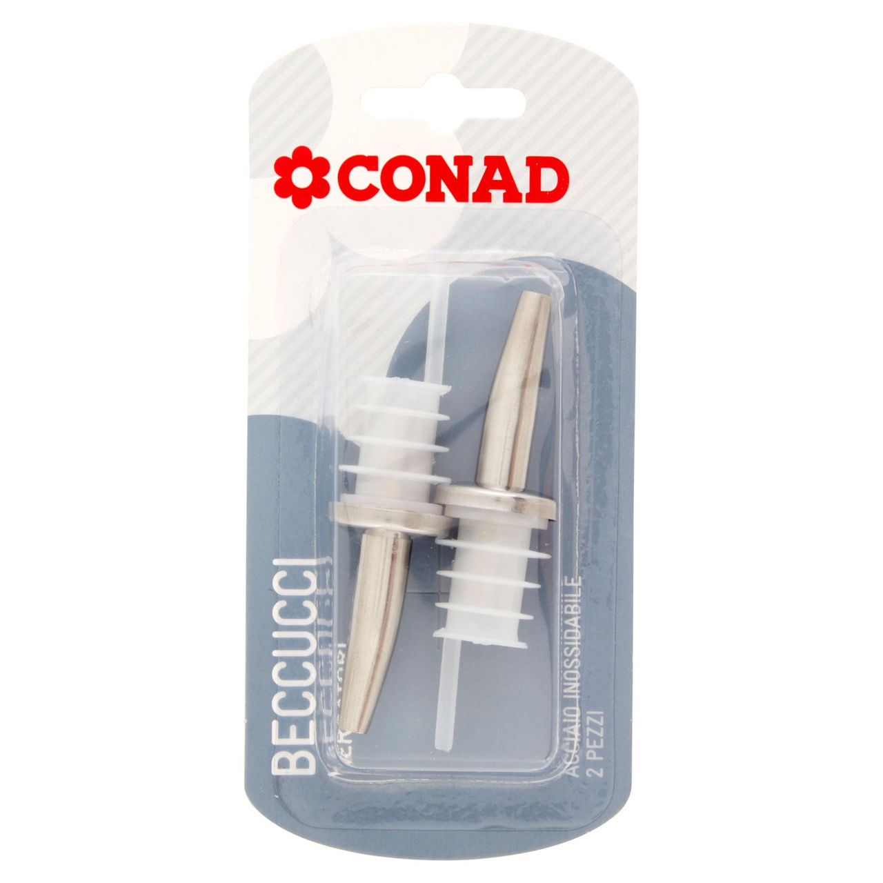 CONAD Beccucci Versatori Acciaio Inossidabile 2 pz