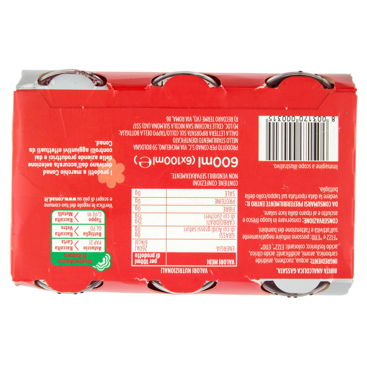 Bitter rosso 100 ml. Conad in vendita online Conad