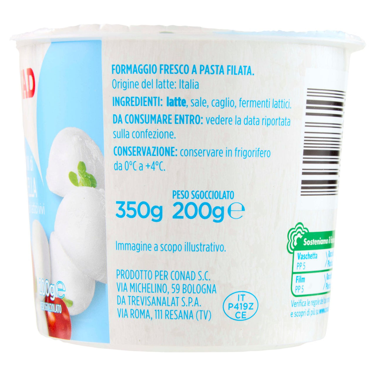 Mozzarelline Conad in vendita online