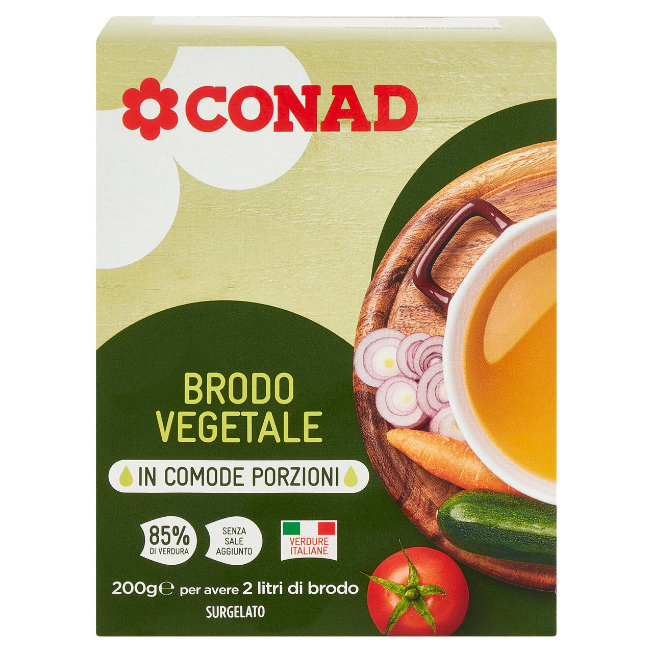 CONAD Brodo Vegetale Surgelato 200 g