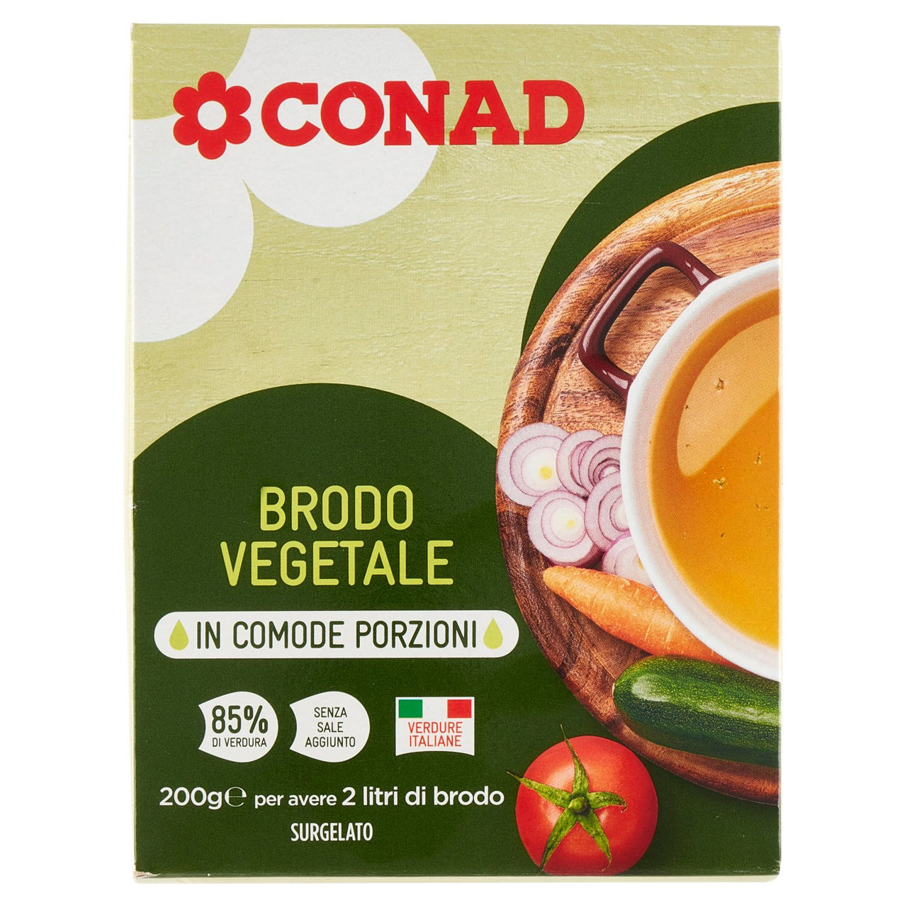 CONAD Brodo Vegetale Surgelato 200 g