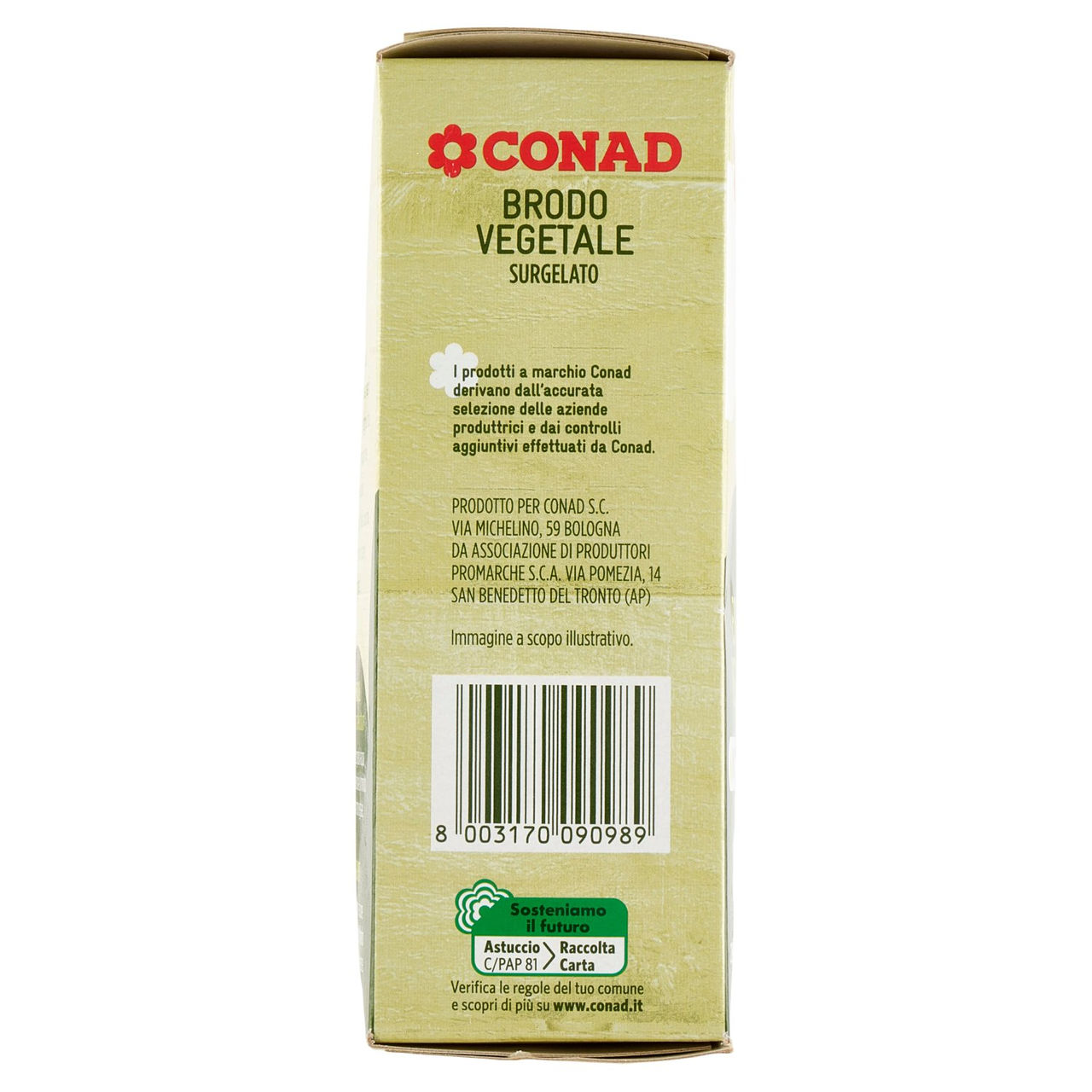 CONAD Brodo Vegetale Surgelato 200 g