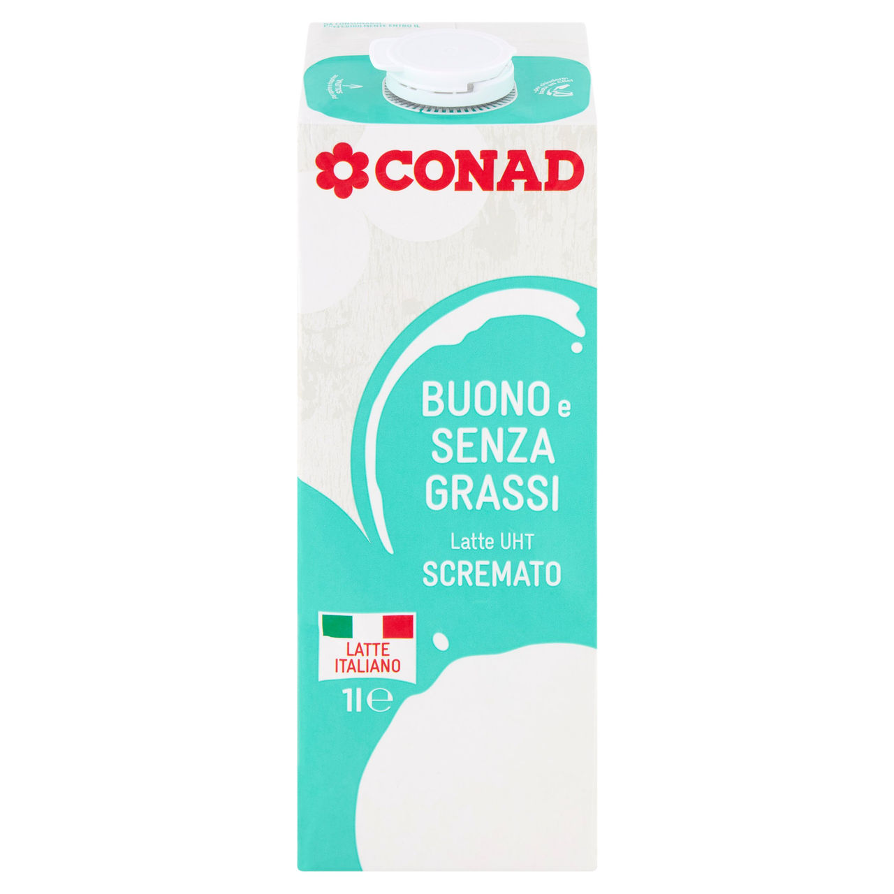 CONAD Buono e Senza Grassi Latte UHT Scremato 1 l