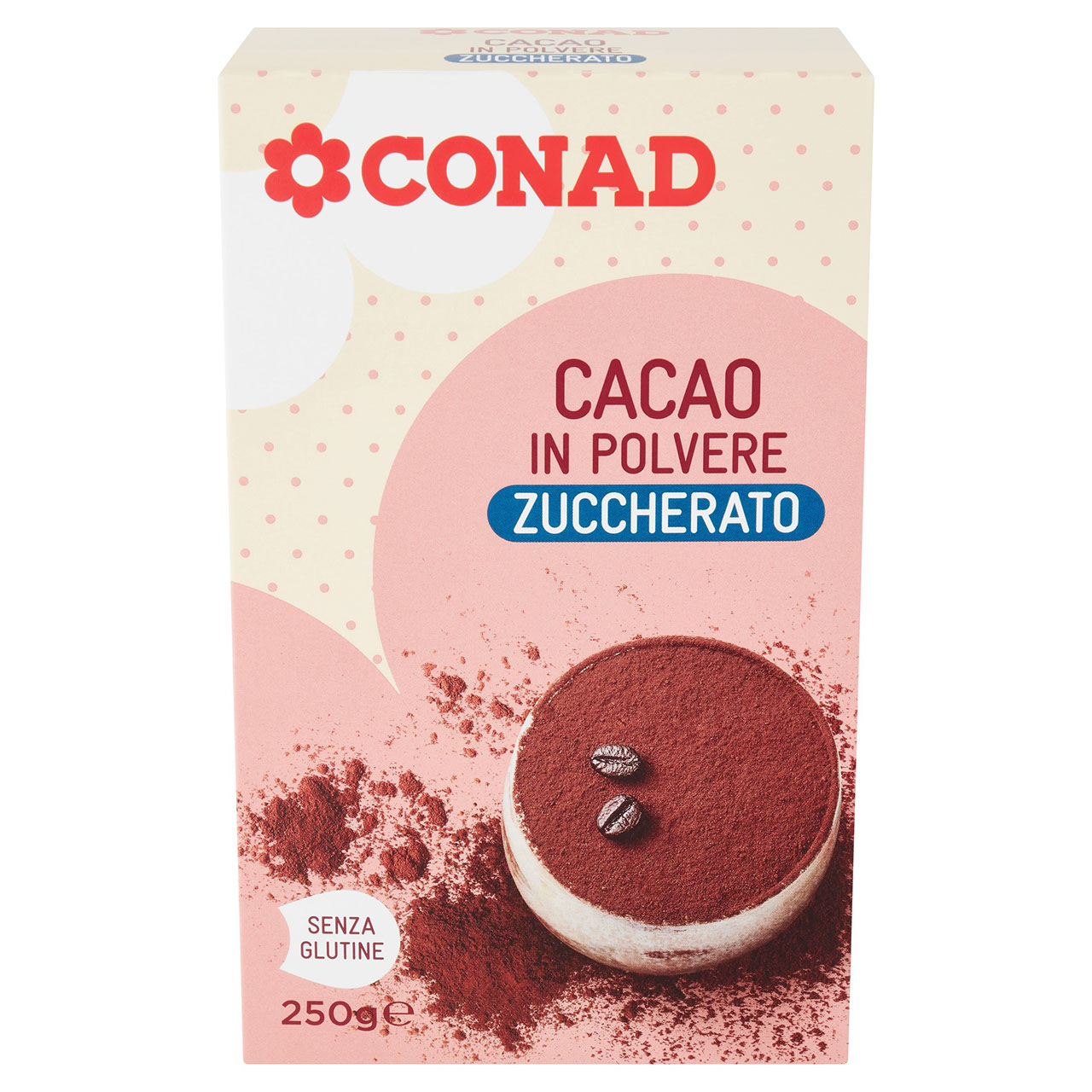 Cacao in Polvere Zuccherato 250 g Conad