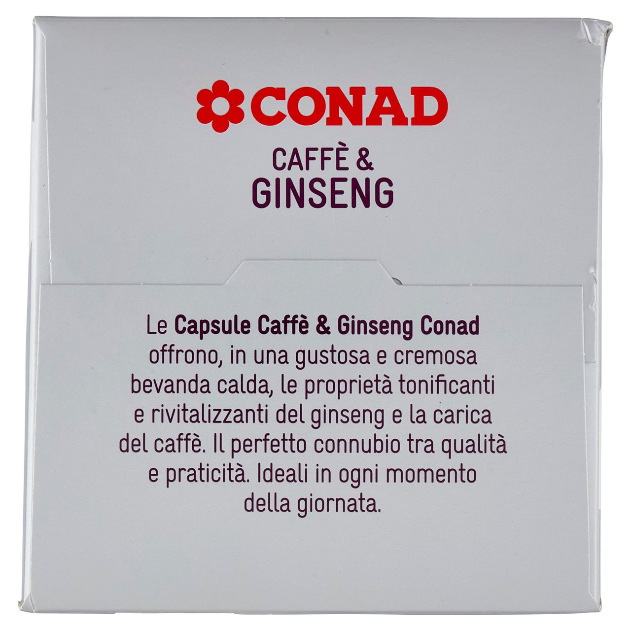 CONAD Caffè & Ginseng 16 Capsule compatibili con le macchine Nescafé Dolce Gusto* 160 g