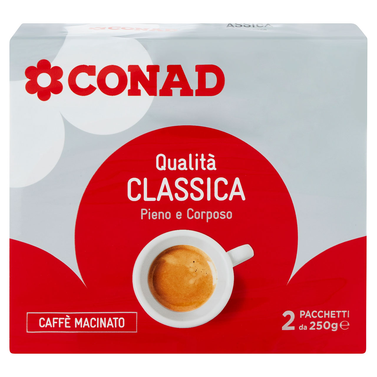 Caffè Macinato Qualità Classica 2 x 250 g Conad | Conad