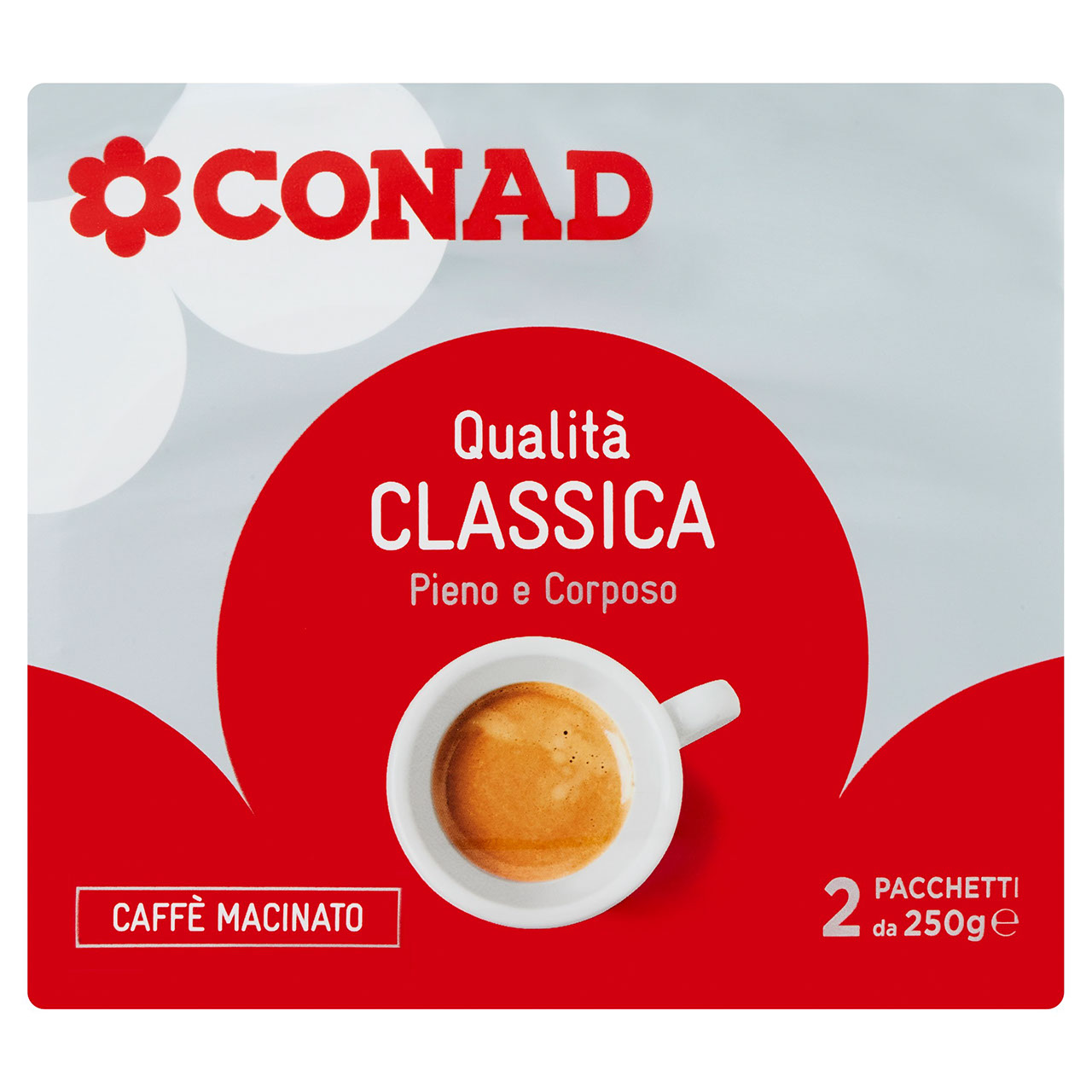 Caffè Macinato Qualità Classica 2 x 250 g Conad