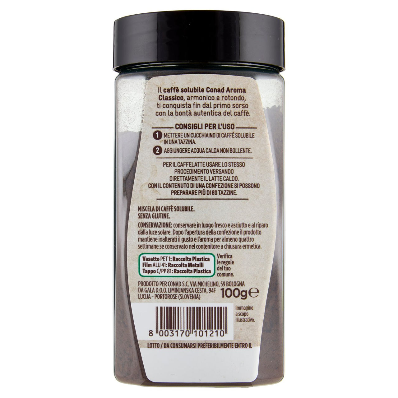 CONAD Caffè solubile Aroma Classico 100 g