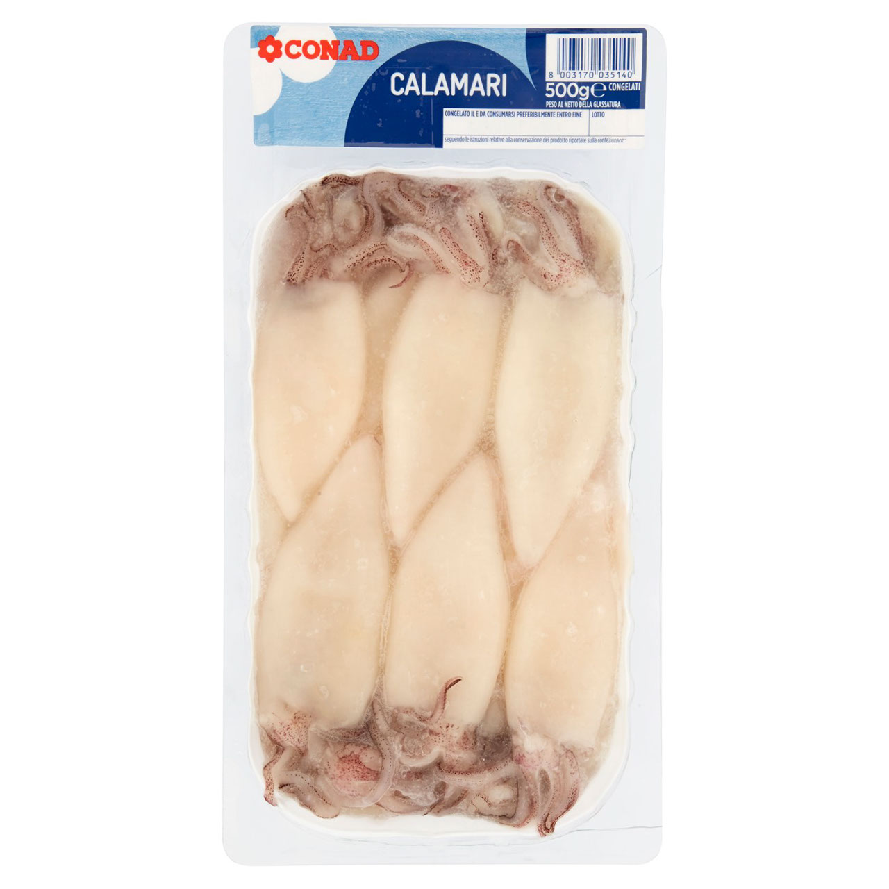 Calamari Congelati 500 g Conad in vendita online