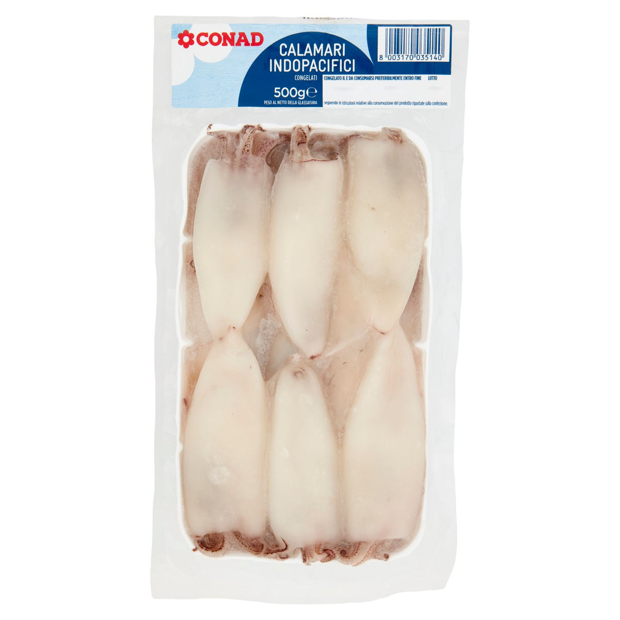 Calamari Congelati 500 g Conad in vendita online