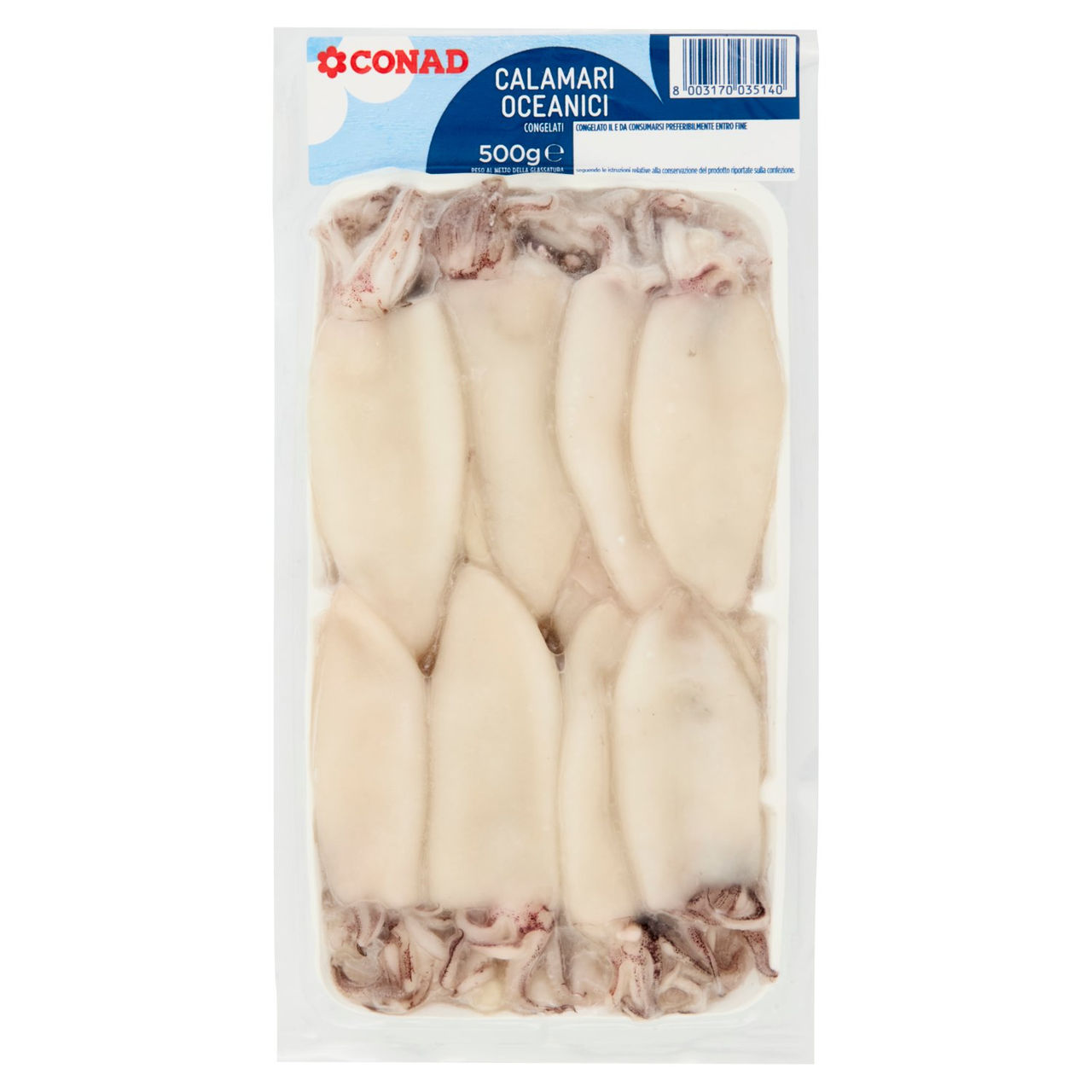 Calamari Congelati 500 g Conad in vendita online