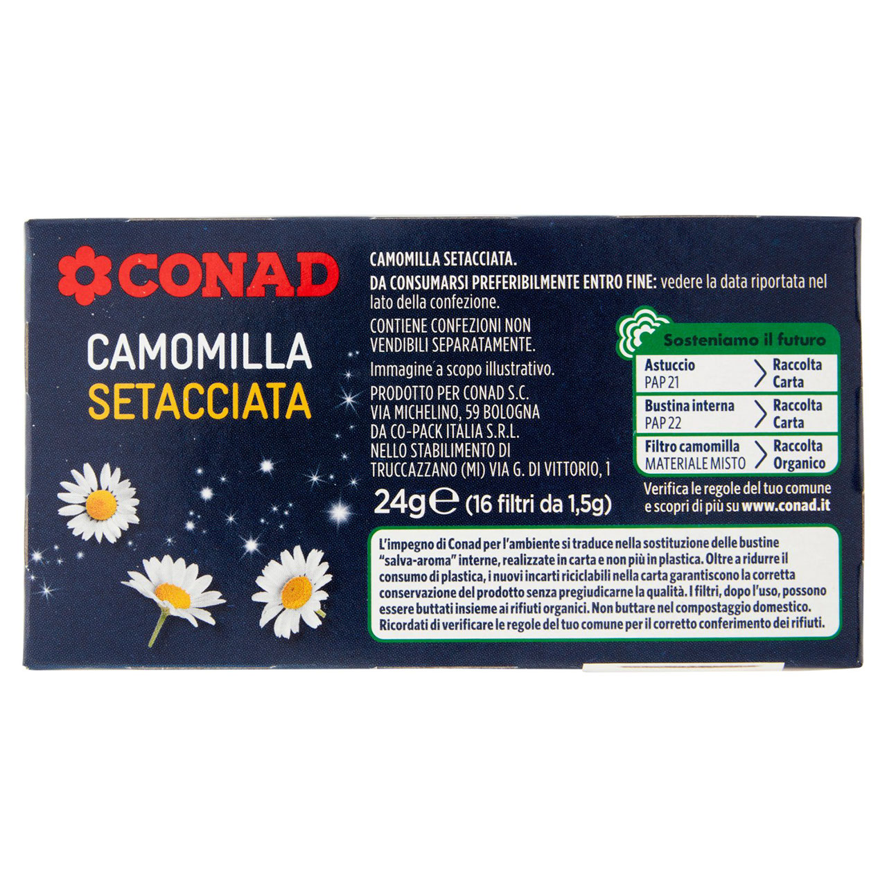 Camomilla setacciata Conad in vendita online