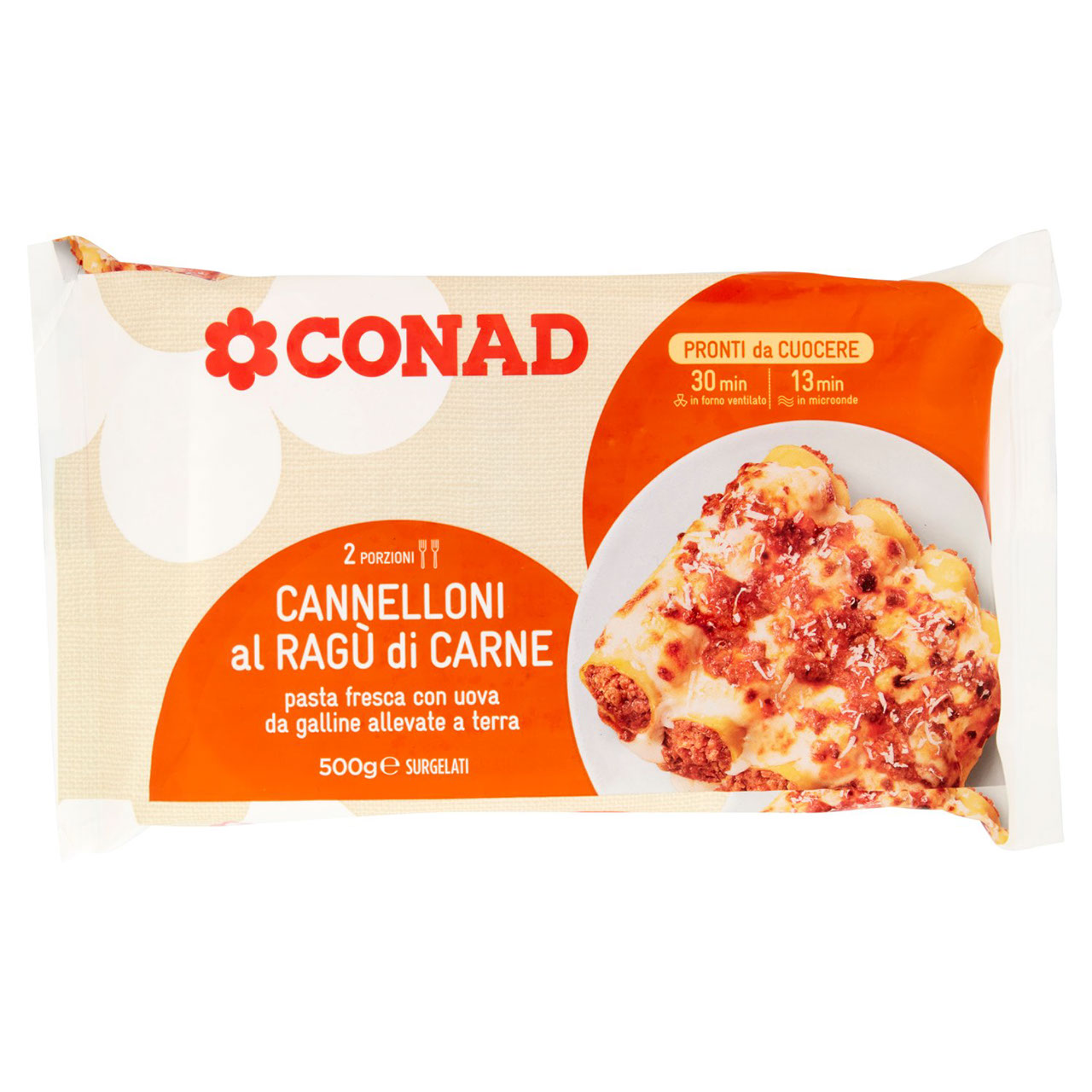Cannelloni al Ragù di Carne 500 g Conad