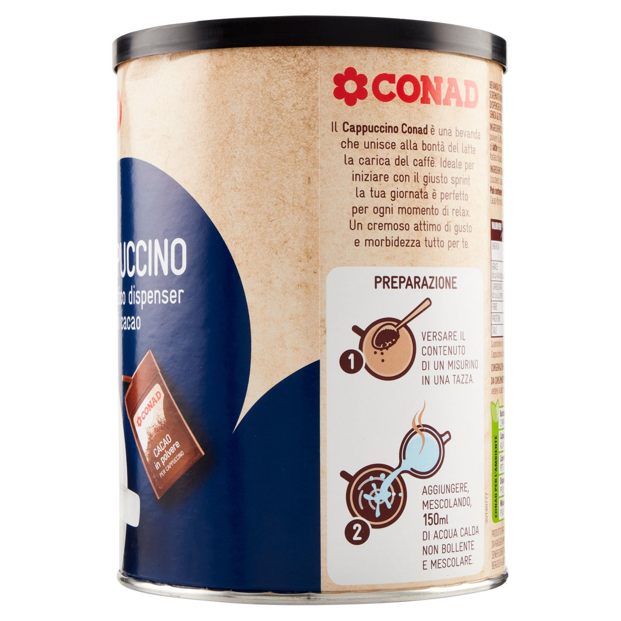 Cappuccino 250 g Conad in vendita online