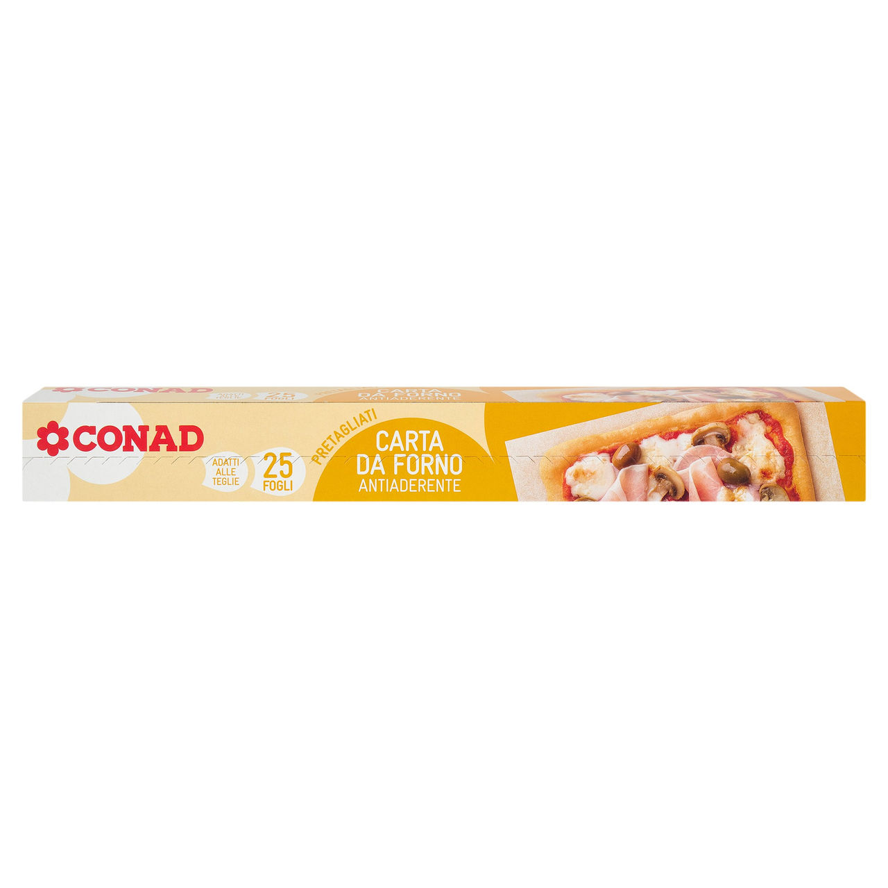 Carta da Forno Pretagliata 25 fogli Conad