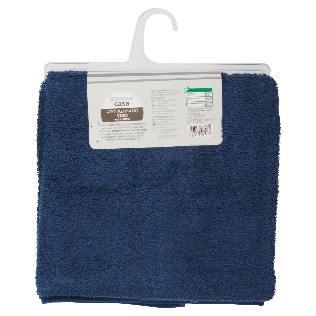 Asciugamano Hammam Da Spiaggia 180x90 Cm 100% Cotone – Con Zaino Integrato, Per Yoga, Piscina E Viaggio (Blu)