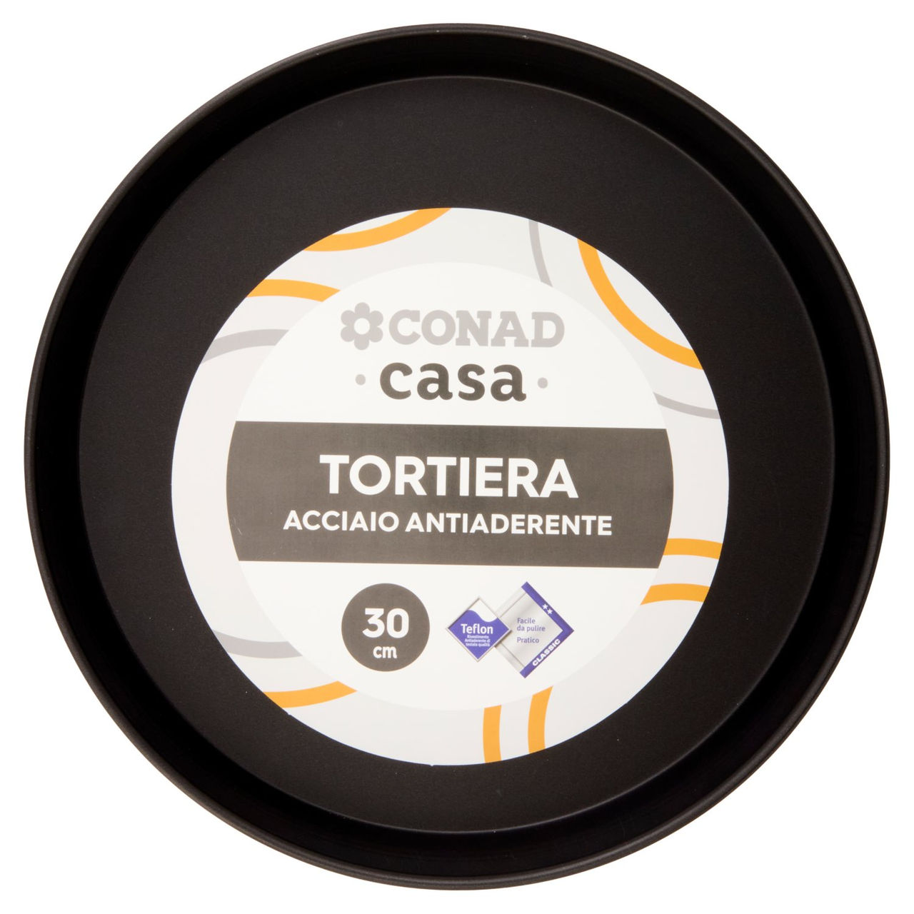 CONAD casa Tortiera Acciaio Antiaderente 30 cm