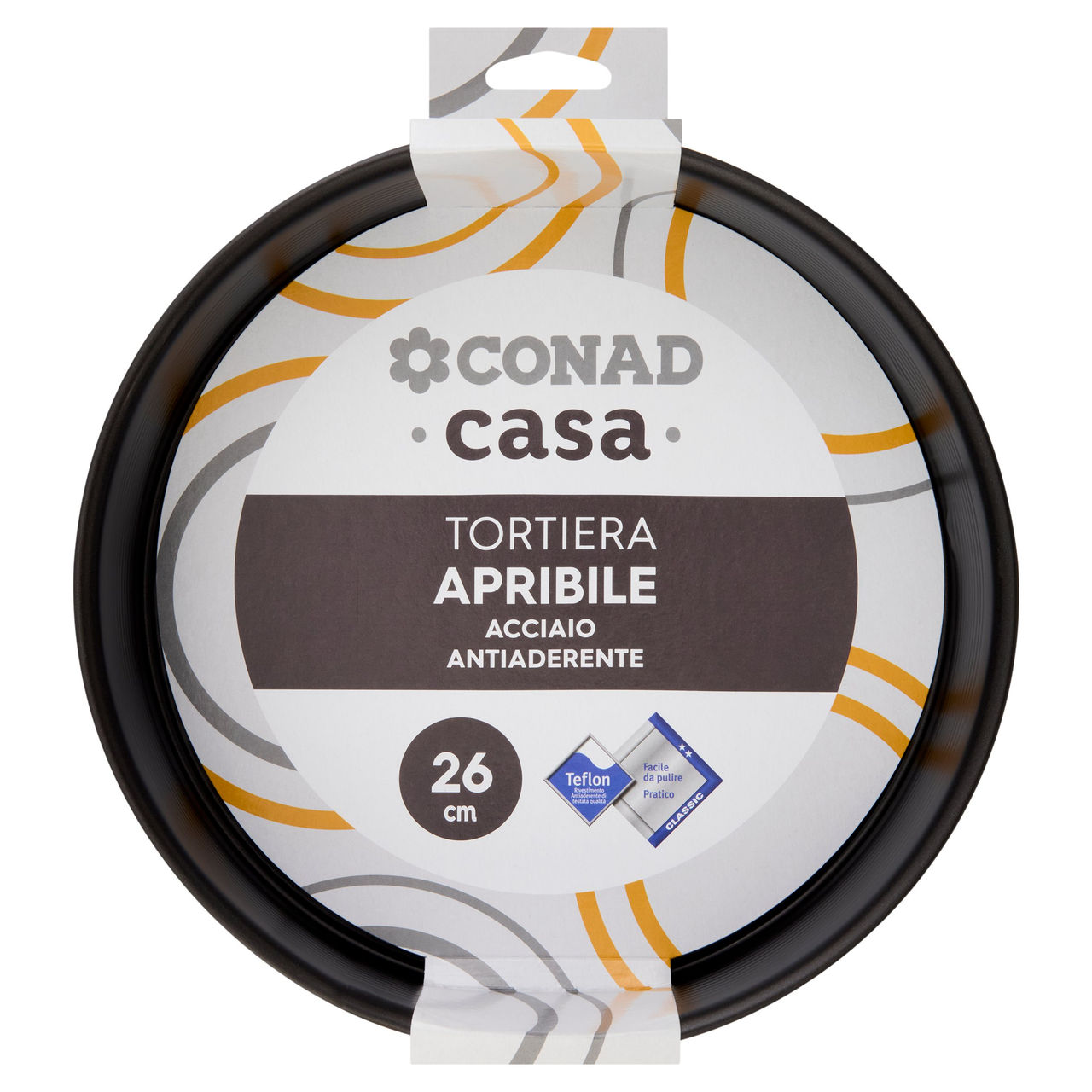 CONAD casa Tortiera Apribile Acciaio Antiaderente 26 cm