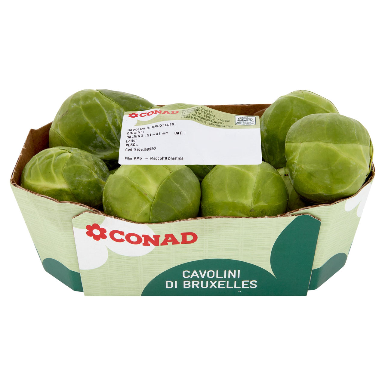 CONAD Cavolini di Bruxelles Paesi Bassi Cal. 31-41 mm 370 g