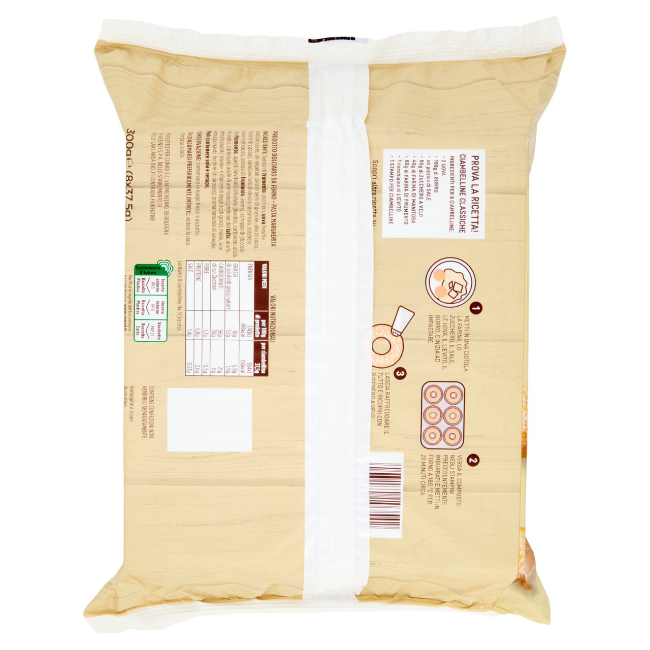 CONAD Ciambelline Classiche 8 x 37,5 g