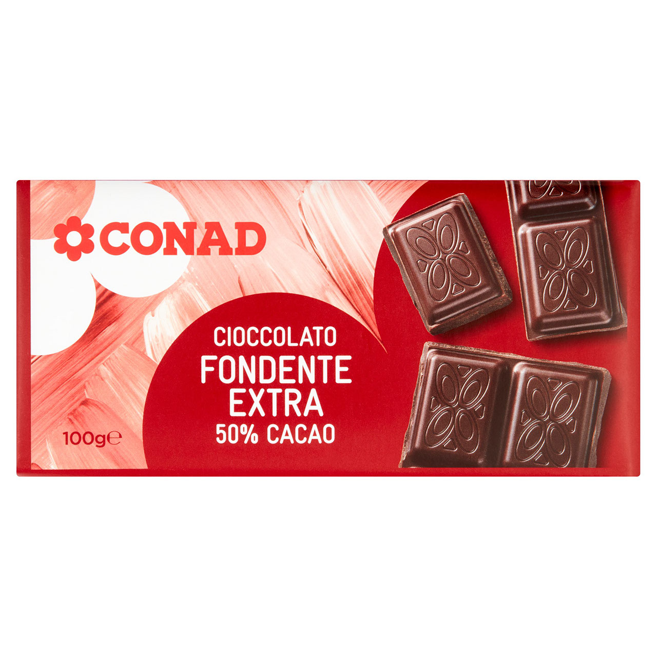 Cioccolato Fondente Extra 50% Cacao 100 g Conad
