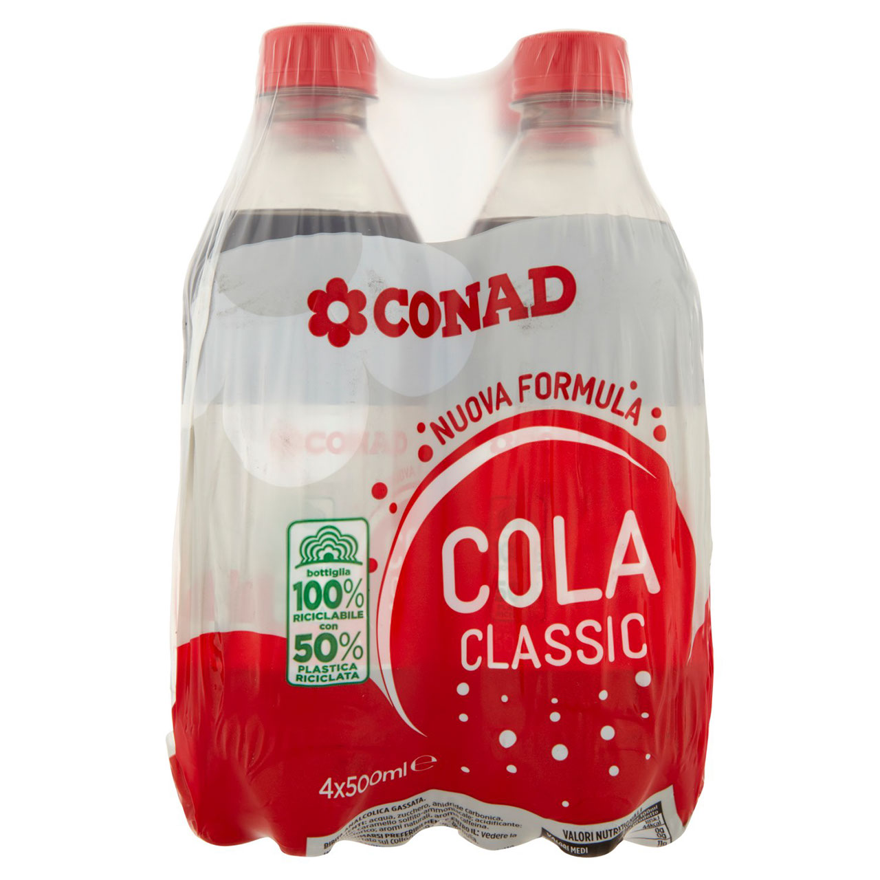 Cola Classic 4 x 500 ml Conad in vendita online