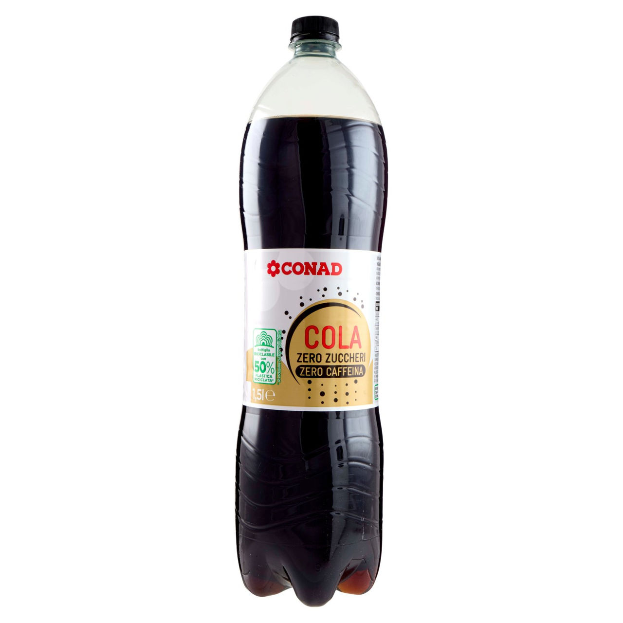 CONAD Cola Zero Zuccheri Zero Caffeina 1,5 l