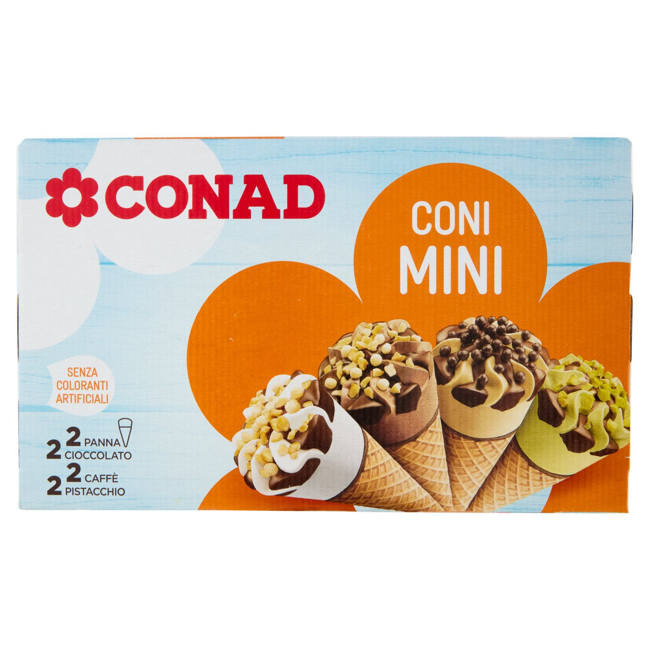 Mini Coni Gelato 8 Pezzi 320g Conad online
