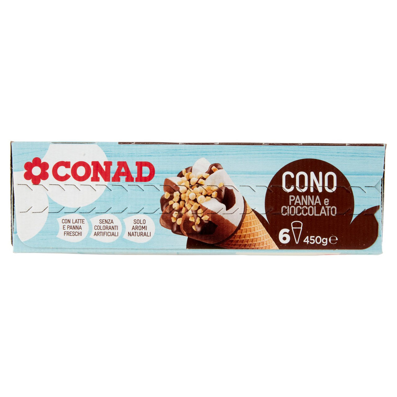 Cono Panna e Cioccolato 6 gelati Conad online