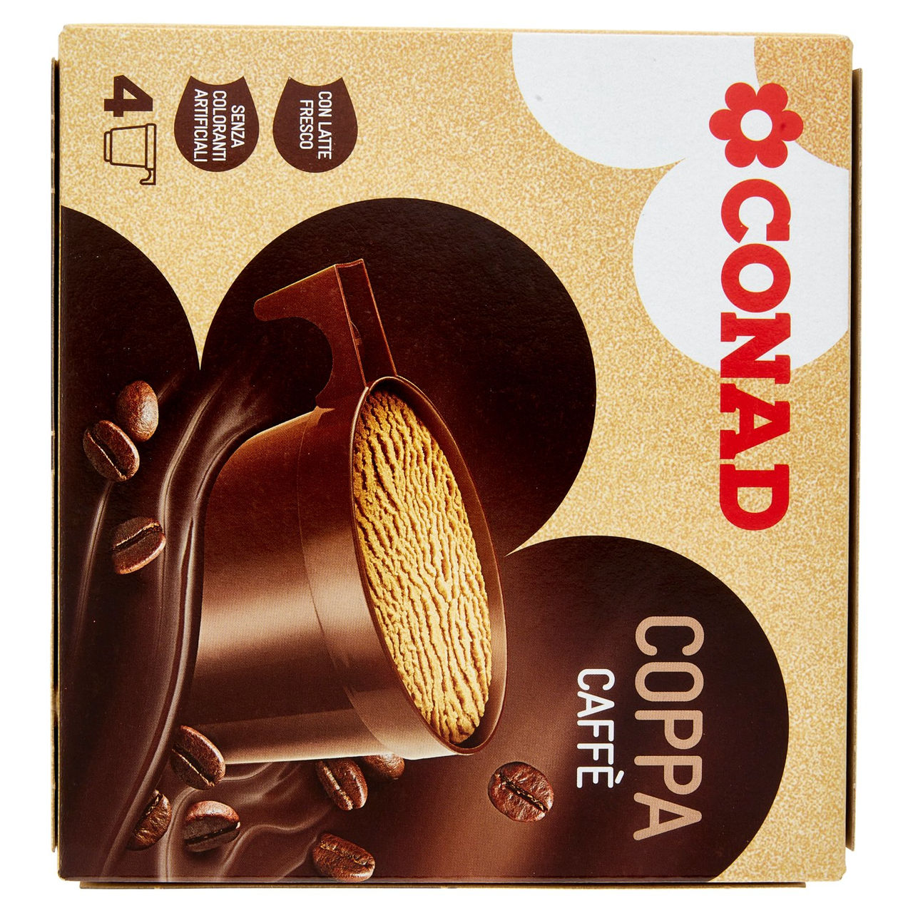 Coppa Caffè 4 x 70 g Conad in vendita online