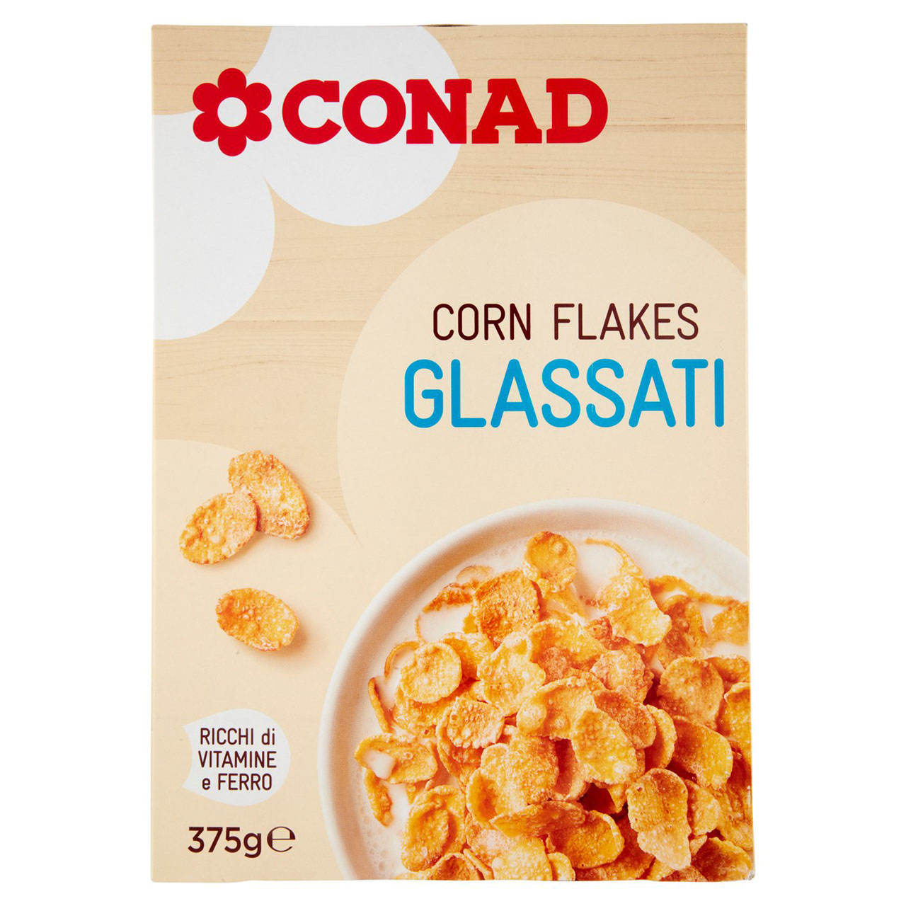 Corn Flakes Glassati 375 g Conad Conad