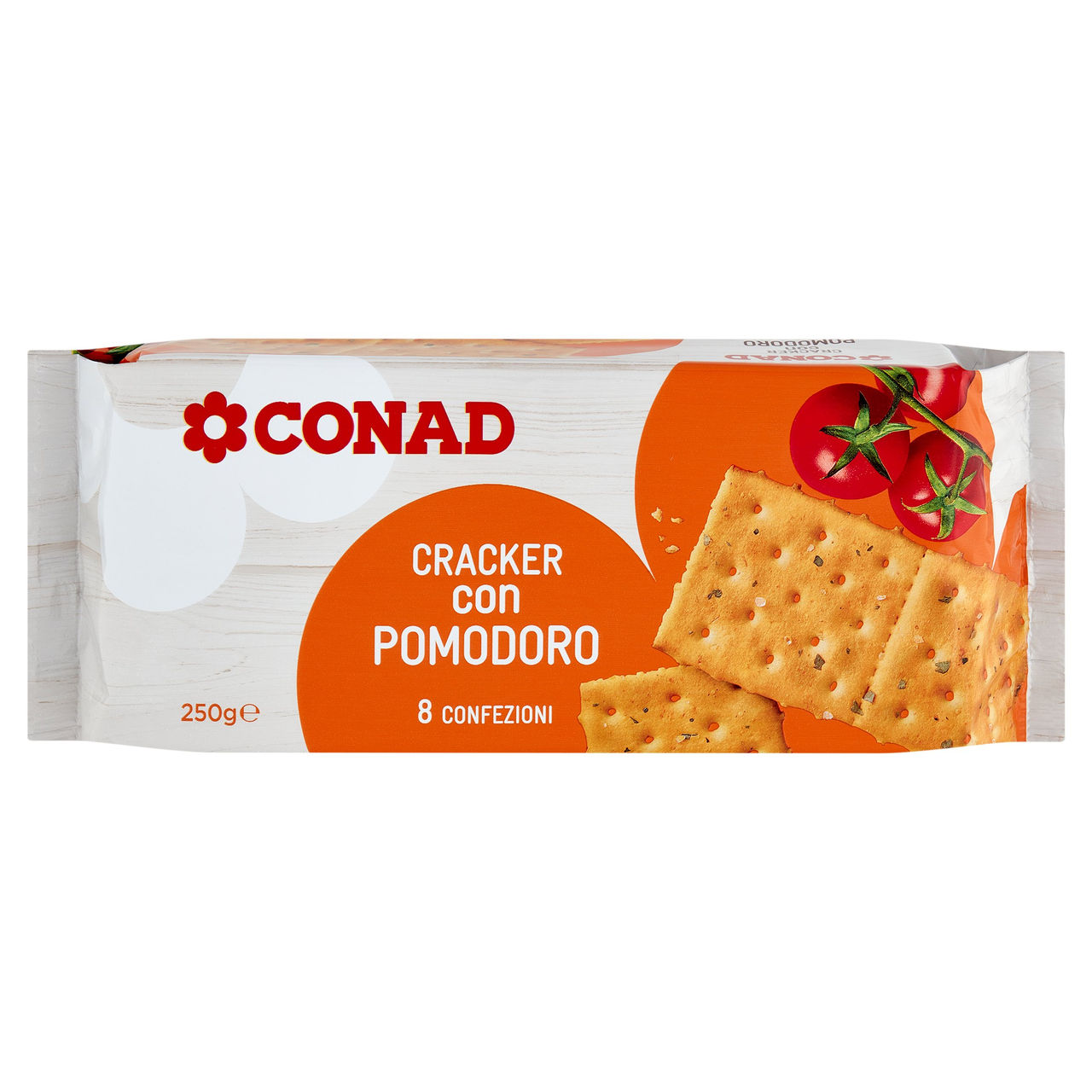 CONAD Cracker con Pomodoro 8 x 31,25 g