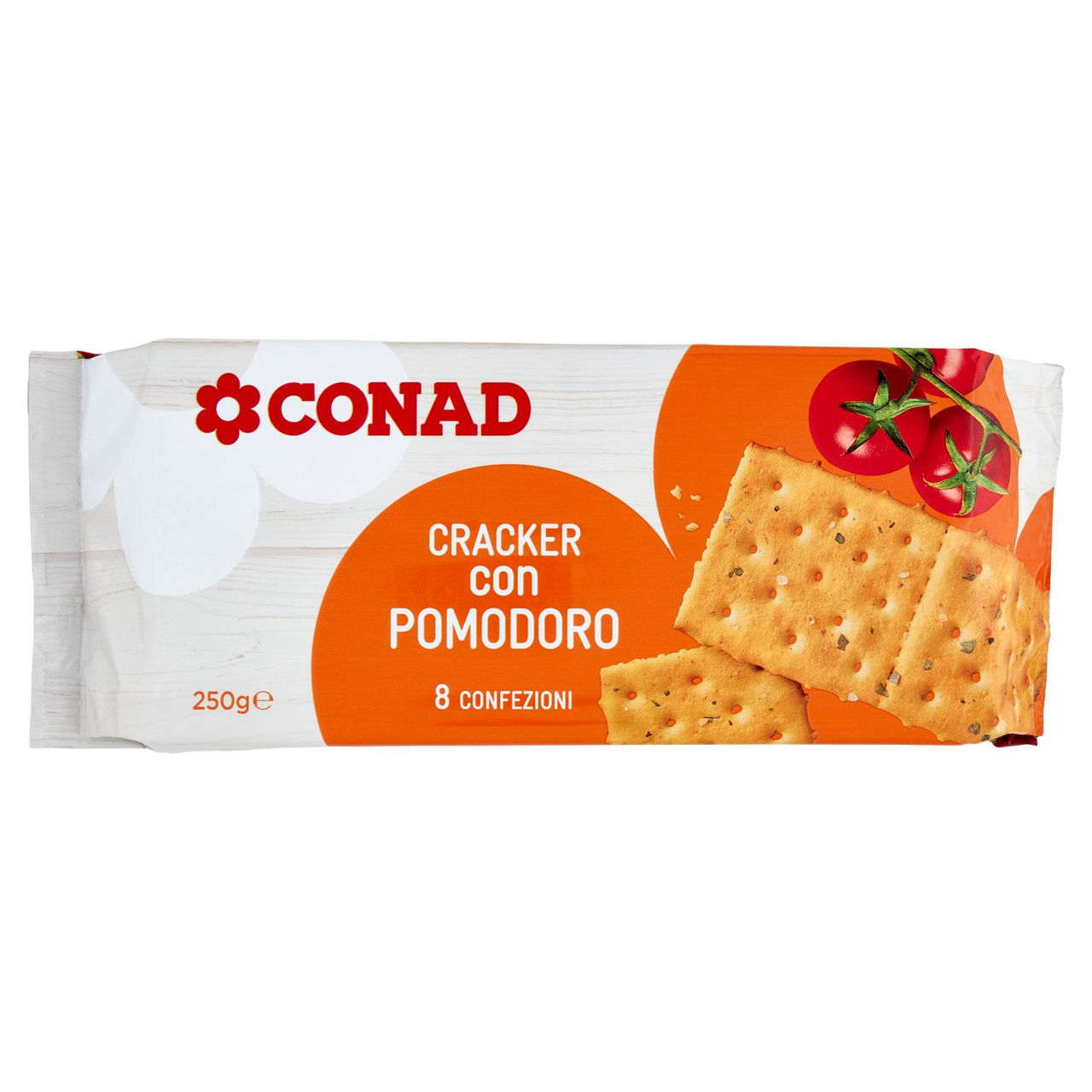 CONAD Cracker con Pomodoro 8 x 31,25 g