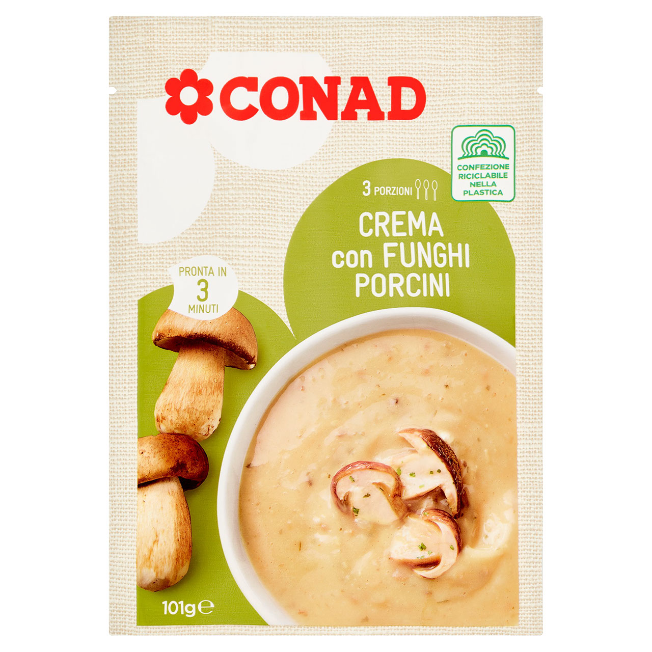 Crema con Funghi Porcini 101 g Conad online