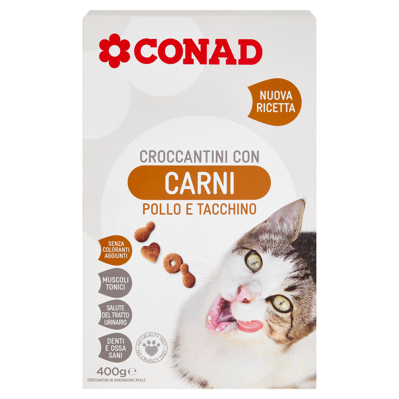 CONAD Croccantini con Carni Pollo e Tacchino 400 g
